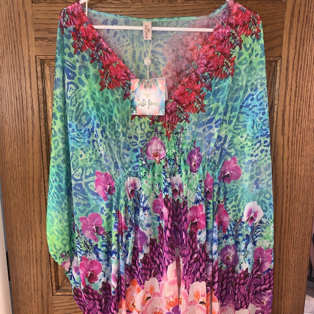 Floral Bathing suit cover up
